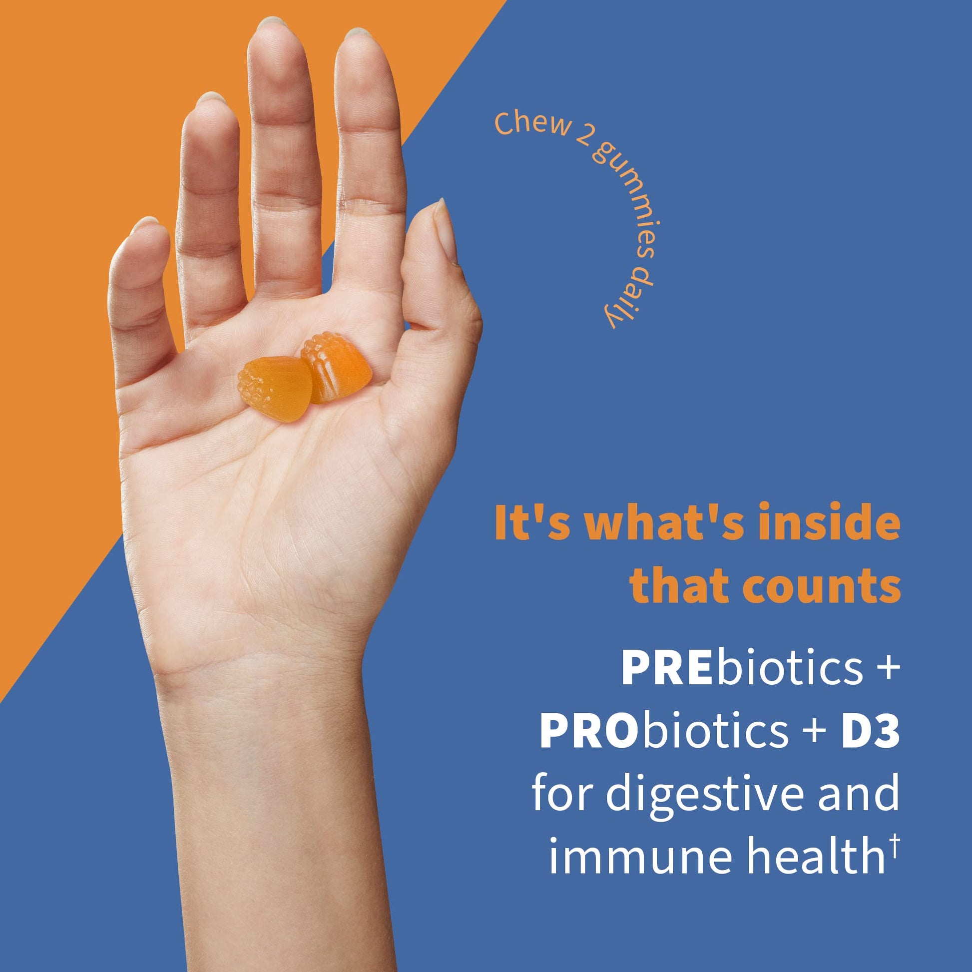Garden of Life Dr Formulated 10 Billion CFU Prebiotic Fiber & Probiotic Gummies with Vitamin D3 for Digestive and Immune Health – Gluten Free, Non GMO - Maple Wellness Supplements