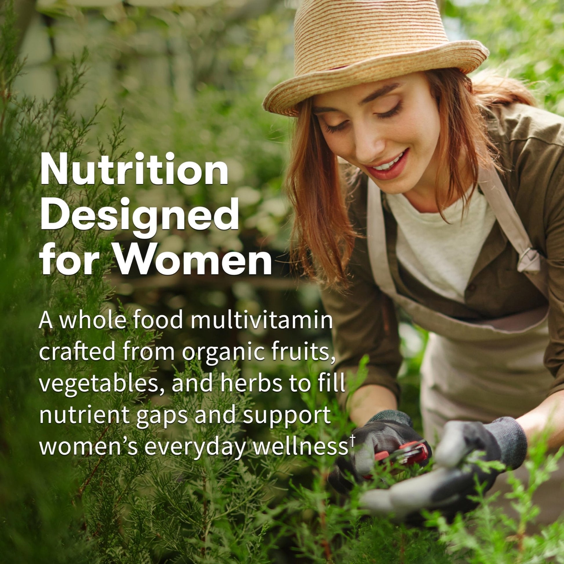 Garden of Life Organics Multivitamin for Women - Women's Once Daily Multi - Whole Food Multi with Iron, Biotin, Vegan Organic Womens Multivitamin for Health, Energy Hair Skin and Nails, 60 Tablets - Maple Wellness Supplements