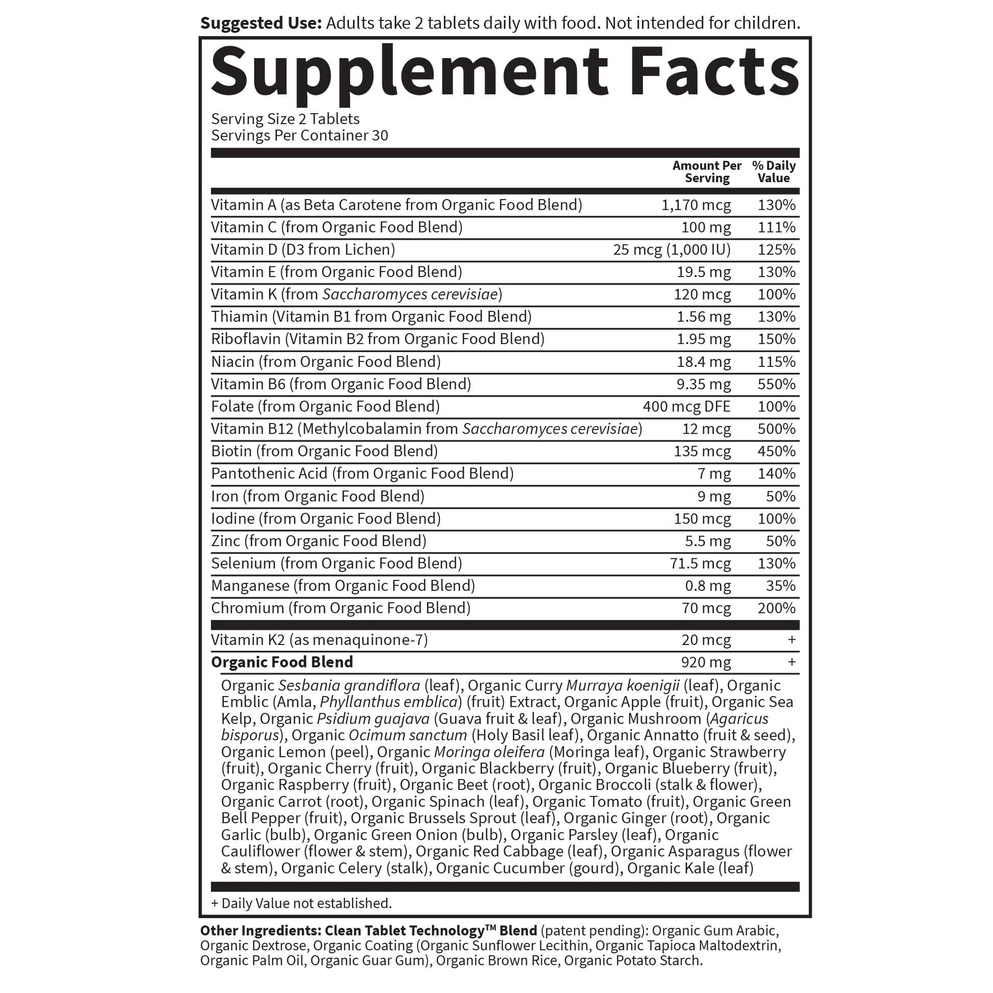 Garden of Life Organics Organic Multivitamin for Women - Womens Multi with Vitamin C, D, Folate, B6, B12, Biotin, Iron - Maple Wellness Supplements