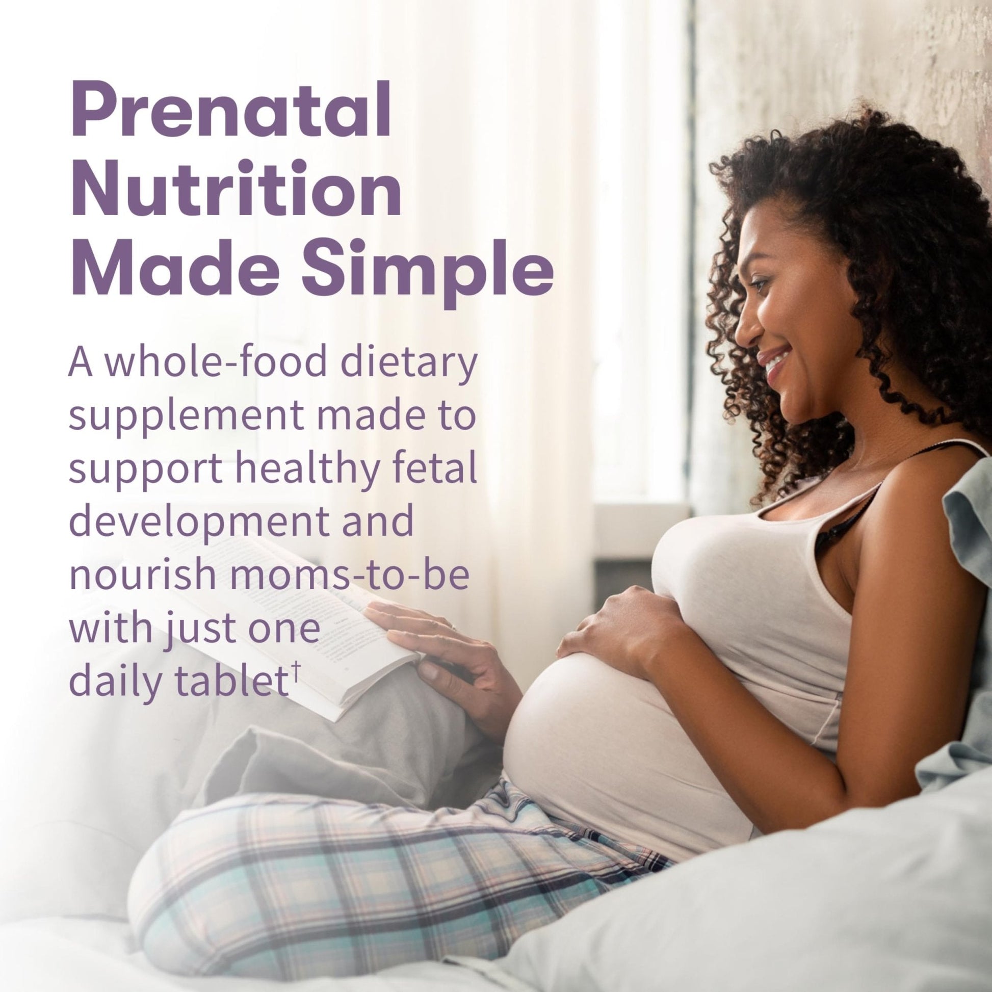 Garden of Life Organics Prenatal Vitamin: Folate for Energy & Healthy Fetal Development, Non-constipating Iron, Vitamin C, B6, B12, D3 – Organic, Non-GMO, Gluten-Free, Vegan, 30 Day Supply - Maple Wellness Supplements