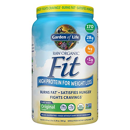 Garden of Life Raw Organic Fit Vegan Protein Powder Original, 28g Plant Based Protein - Maple Wellness Supplements