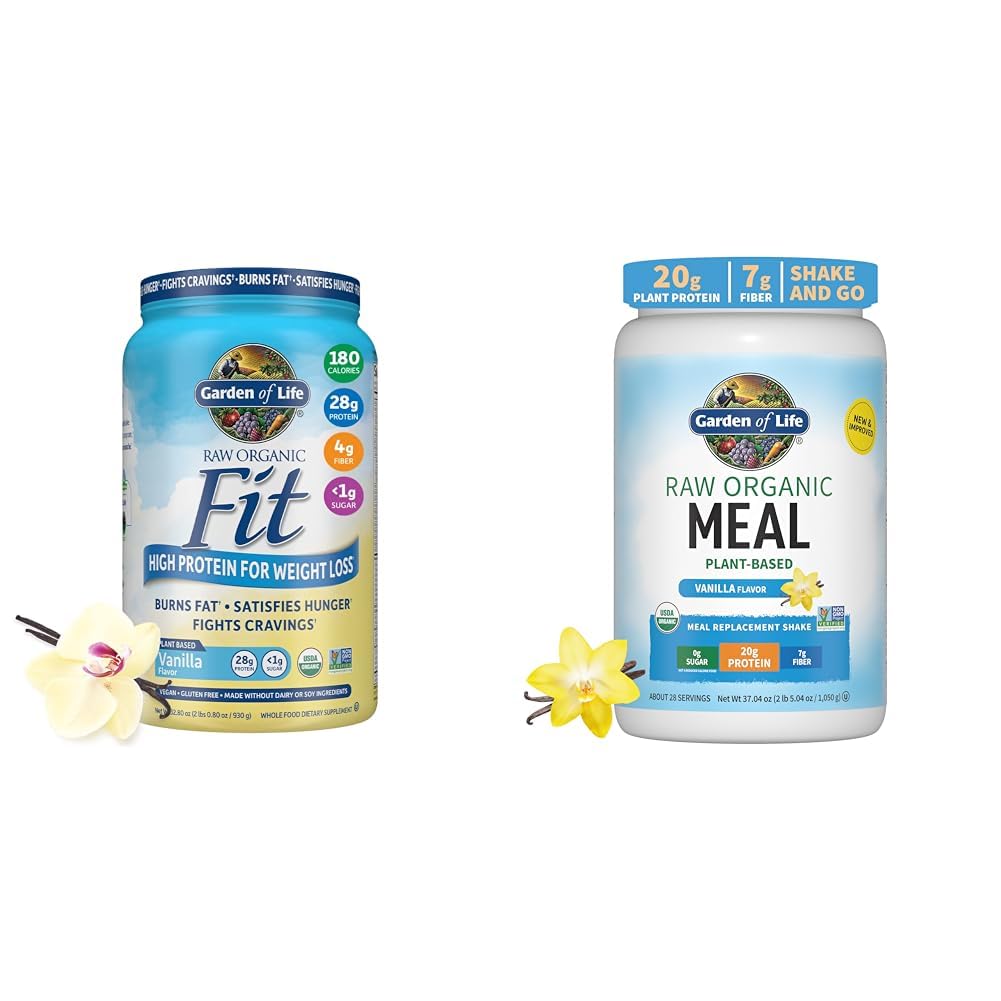 Garden of Life Raw Organic Fit Vegan Protein Powder Vanilla & Vegan Protein Powder - Maple Wellness Supplements