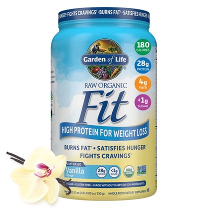 Garden of Life Raw Organic Fit Vegan Protein Powder Vanilla & Vegan Protein Powder - Maple Wellness Supplements