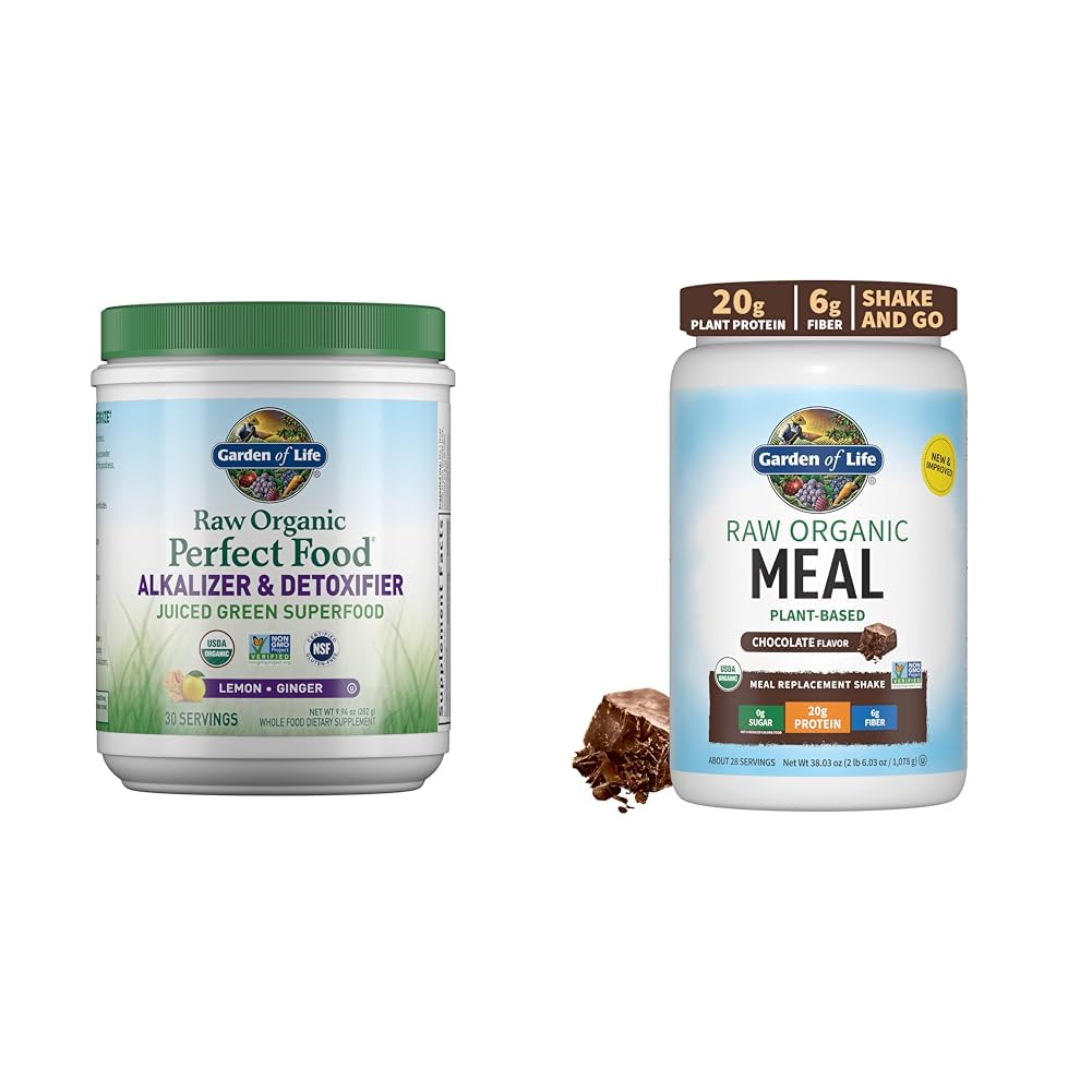 Garden of Life Raw Organic Perfect Food Alkalizer & Detoxifier Juiced Greens Superfood - Maple Wellness Supplements