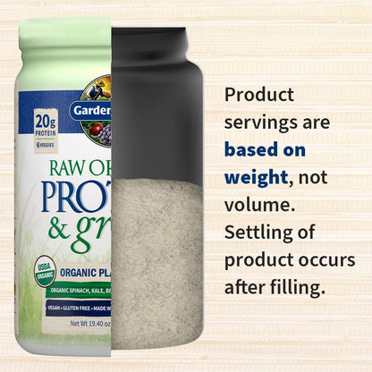 Garden of Life Raw Organic Protein & Greens Vanilla - Vegan Protein Powder - Maple Wellness Supplements