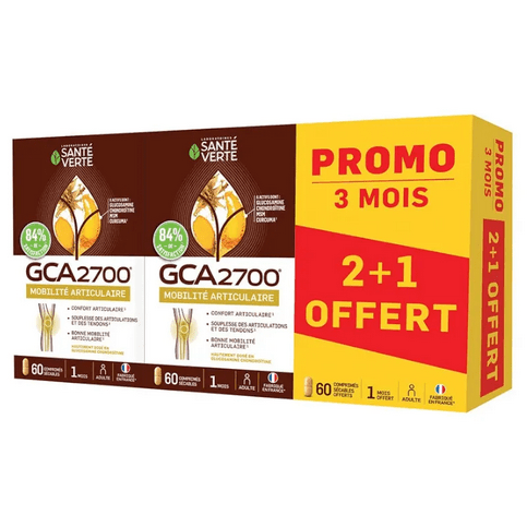 GCA 2700 joint mobility - 180 tablets - SANTE VERTE - Maple Wellness Supplements