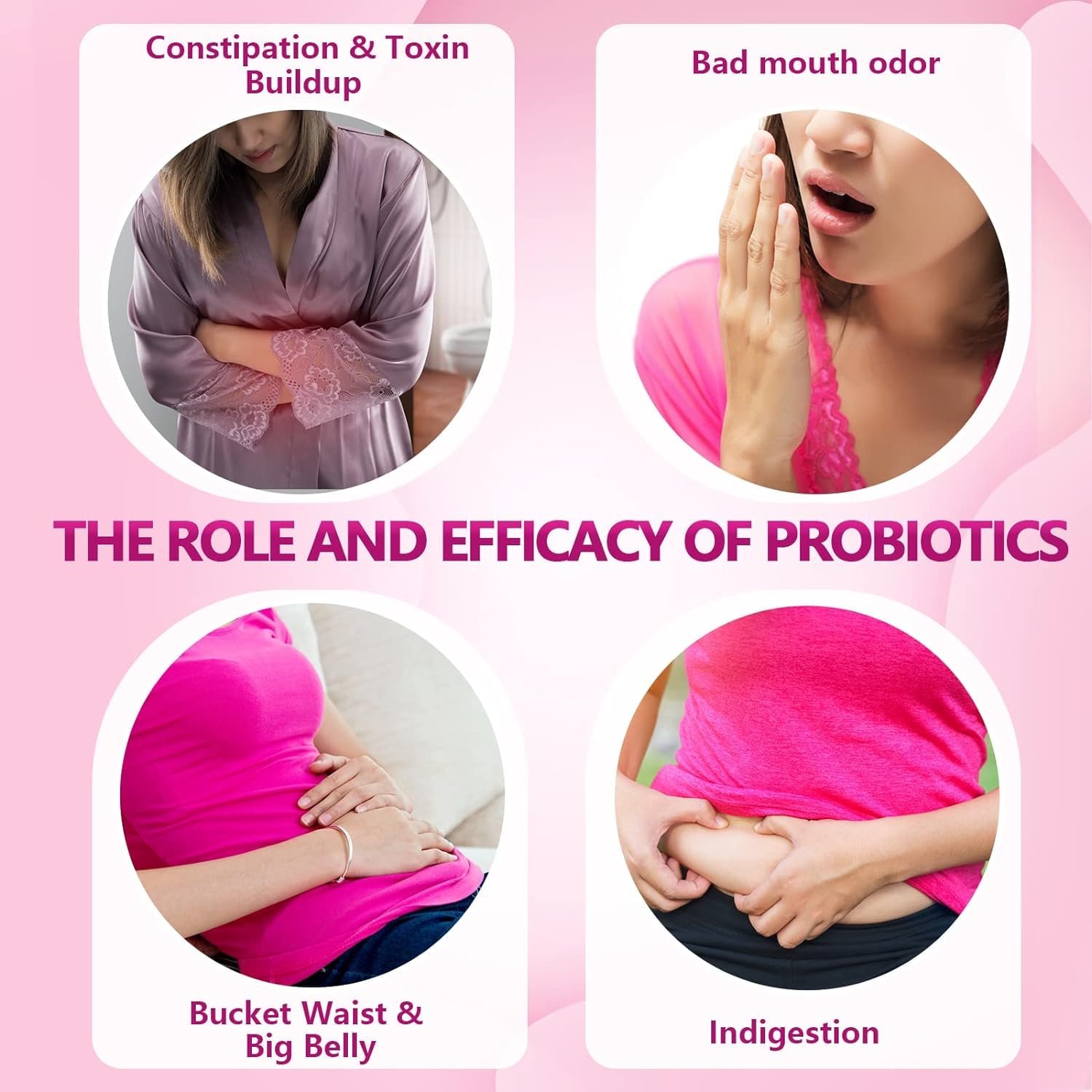 GDMENUTRI Women's Probiotics, 120 Tablets 120 Billion CFU 18 Strains, Contains Organic Prebiotic Cranberry, Probiotic Supplement for Digestion, - Maple Wellness Supplements
