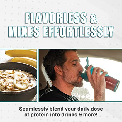 Genepro Unflavored Protein Powder - New Formula - Lactose-Free, Gluten-Free - Maple Wellness Supplements