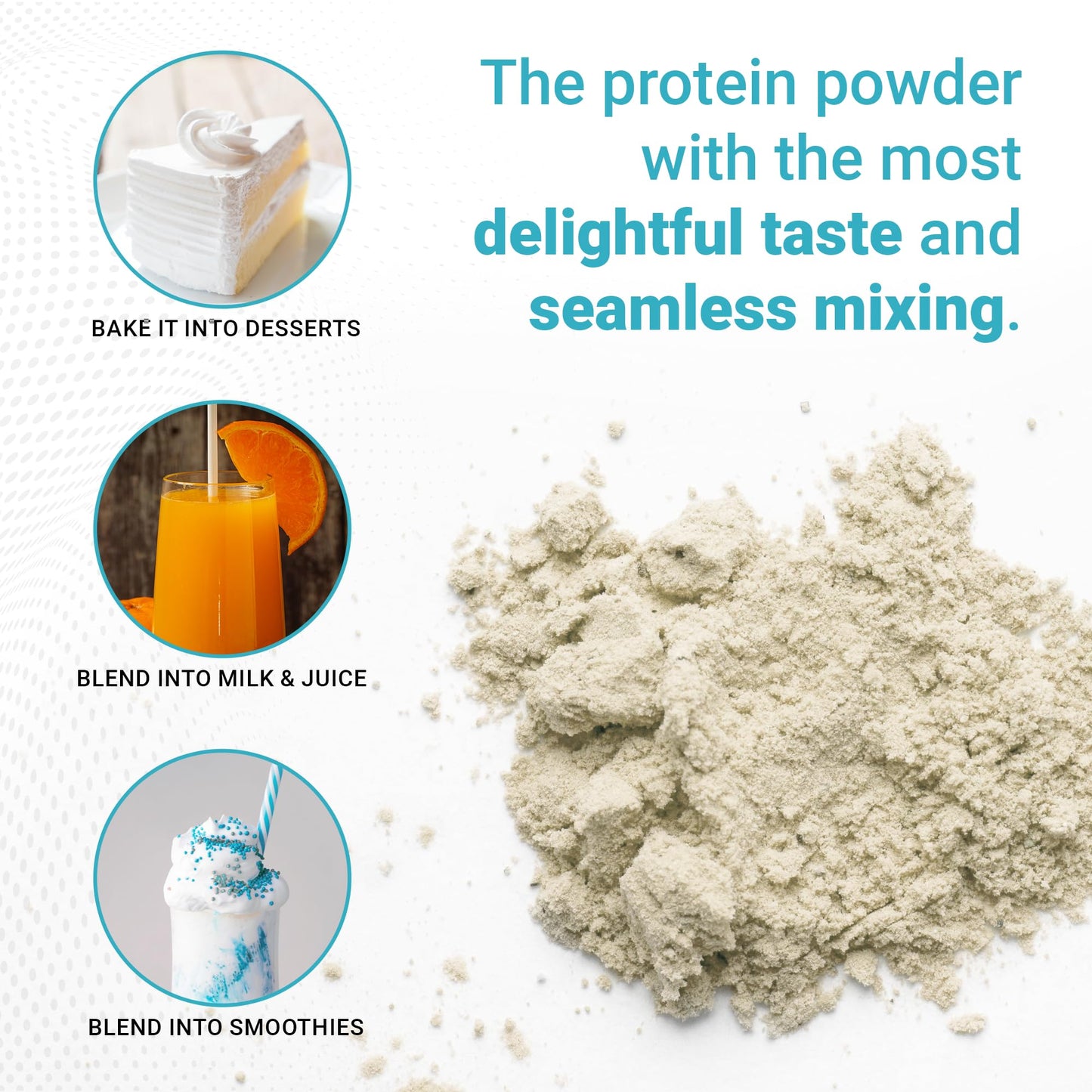 Genepro Unflavored Protein Powder - New Formula - Lactose-Free, Gluten-Free, & Non - Maple Wellness Supplements