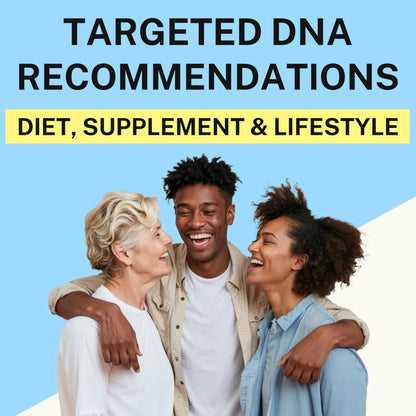 Genetic Methylation Test & Functional Health DNA Test | 750+ DNA Reports Including MTHFR, Cardiovascular, Nutrition, Gut Health, Hormones, Microbiome | Supplement & Diet Recommendations - Maple Wellness Supplements