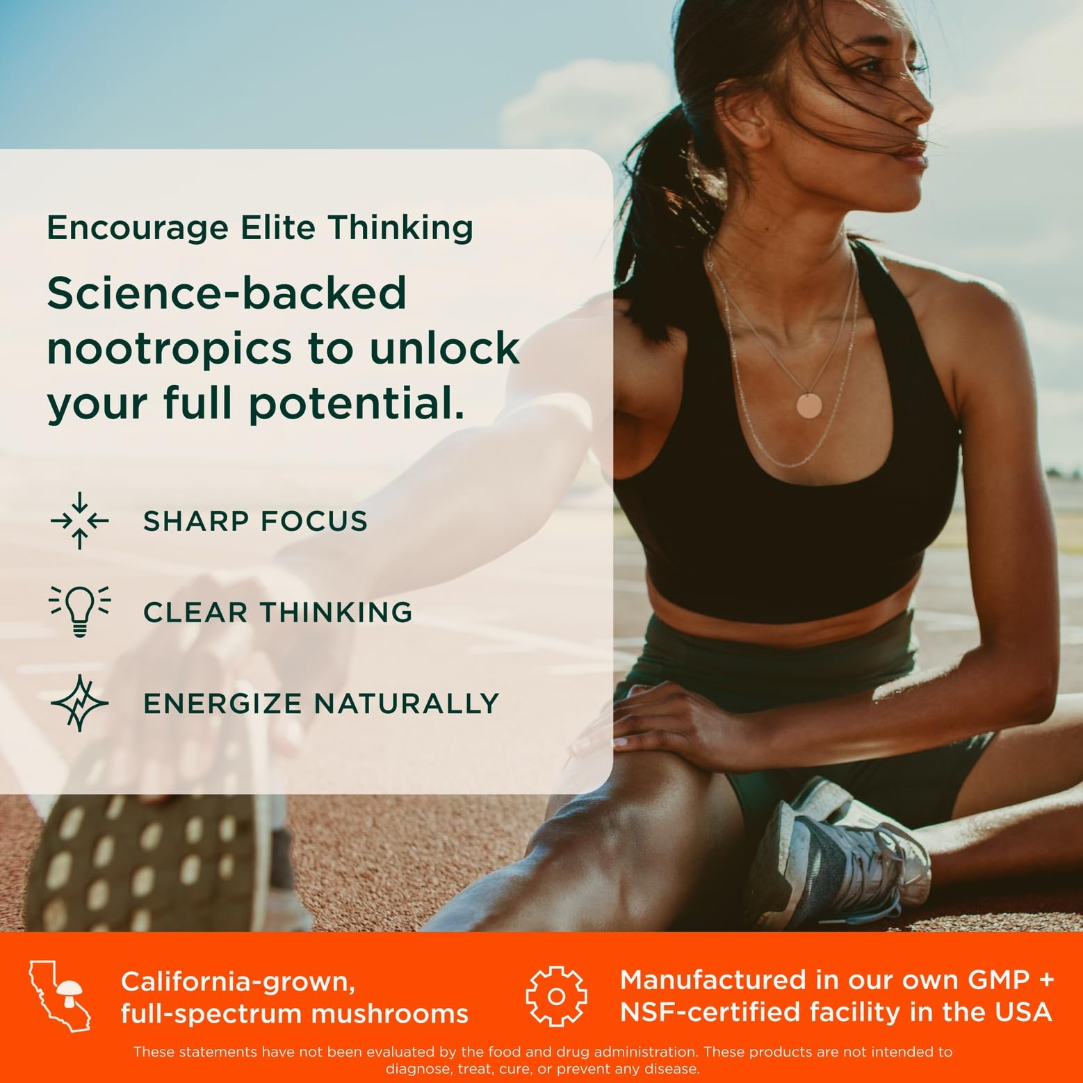 Genius Consciousness, Super Nootropic Brain Supplement Powder, Mango - Boost Focus, Cognitive Function, Concentration & Memory Booster - Alpha GPC & Lions Mane Mushroom for Neuro Energy & IQ - Maple Wellness Supplements