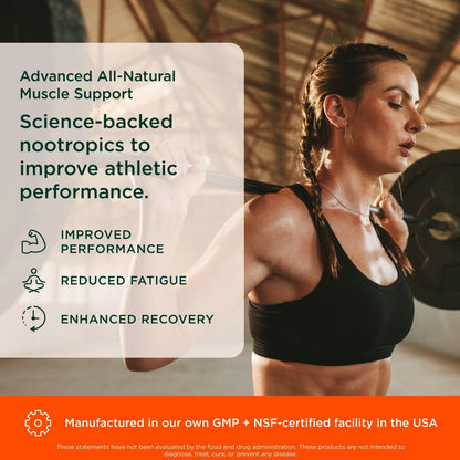 Genius Micronized Creatine Monohydrate Powder, Post Workout Supplement, Green Apple - 100% Naturally Flavored & Sweetened - Supports Muscle Building, Cellular Energy & Cognitive Function – 195g - Maple Wellness Supplements