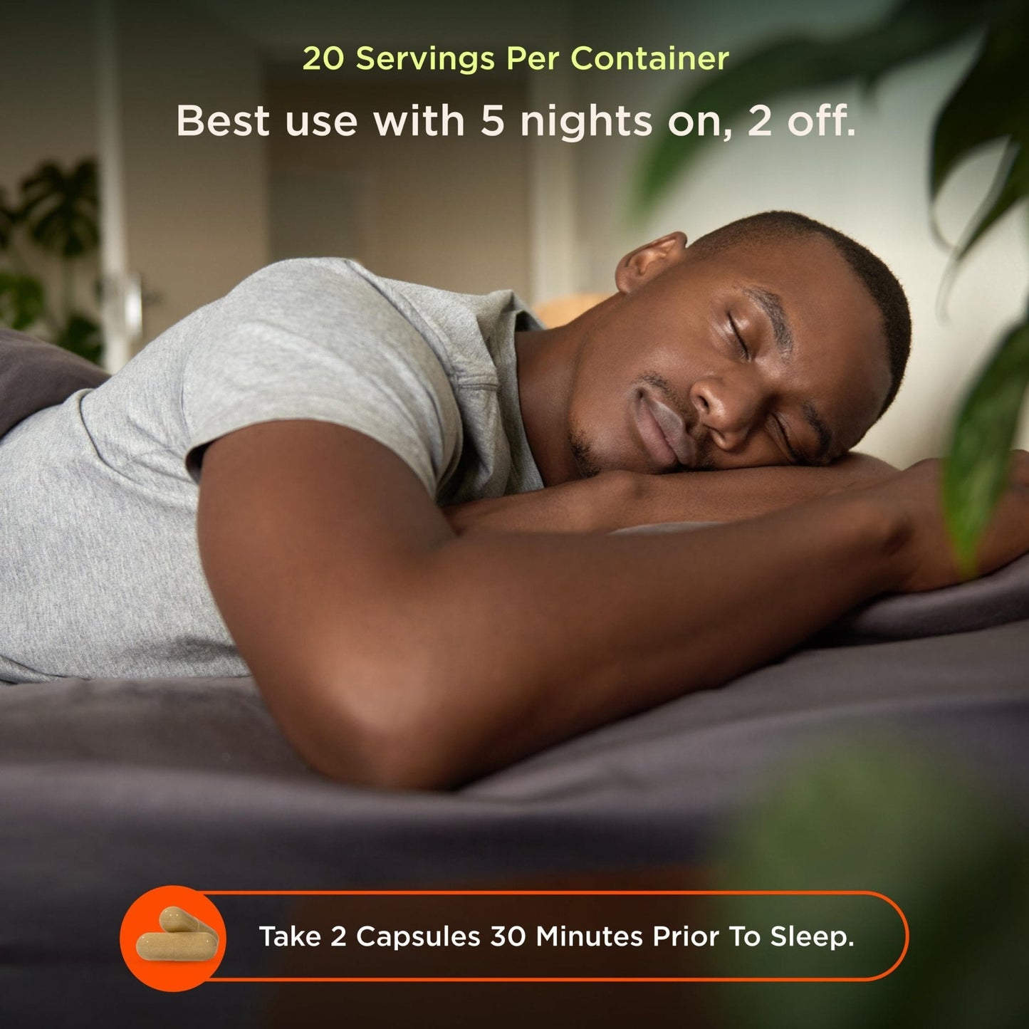Genius Sleep AID - Smart Sleeping Pills Supplement - Relaxation Enhancer and Mood Support w/Inositol, L-Theanine & Glycine - 40 Capsules - Maple Wellness Supplements