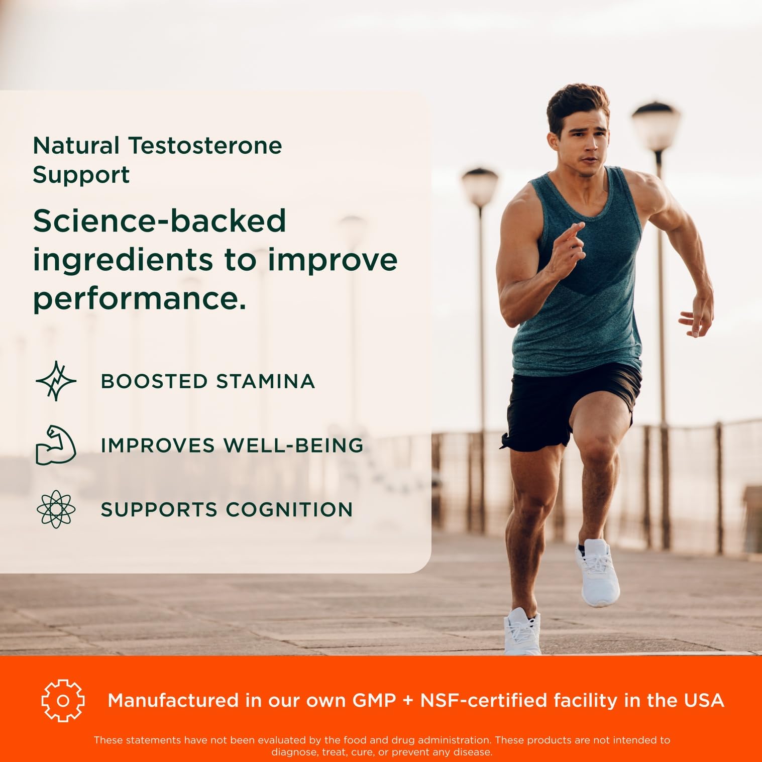 Genius Test, Advanced Testosterone Booster for Men - Natural Stamina, Endurance, Energy & Strength Enhancing Supplement - Lean Muscle Builder, Brain & Libido Support Male Supplements, 120 Veggie Pills - Maple Wellness Supplements