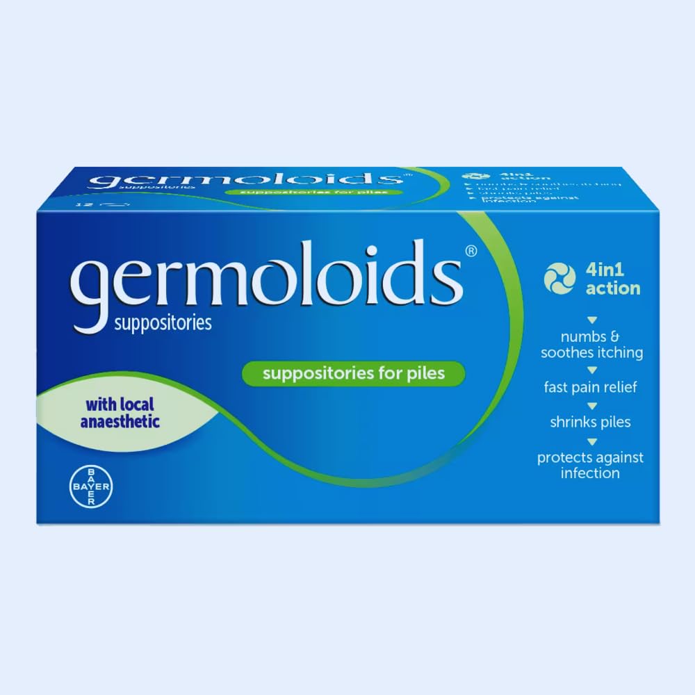 Germoloids Suppositories x 12 - Maple Wellness Supplements