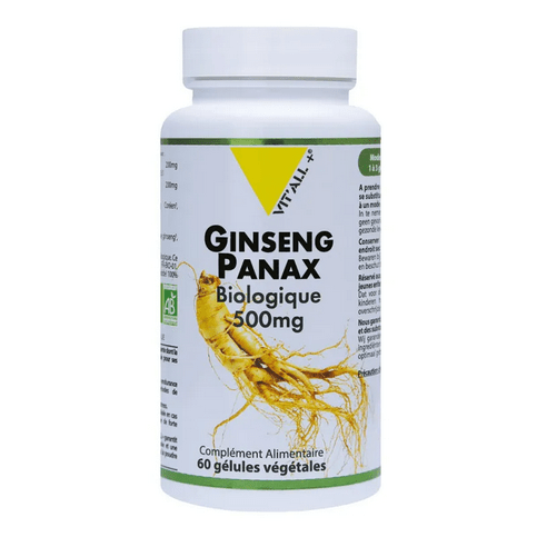 Ginseng Panax Bio 60 gélules VIT'ALL+ - Maple Wellness Supplements
