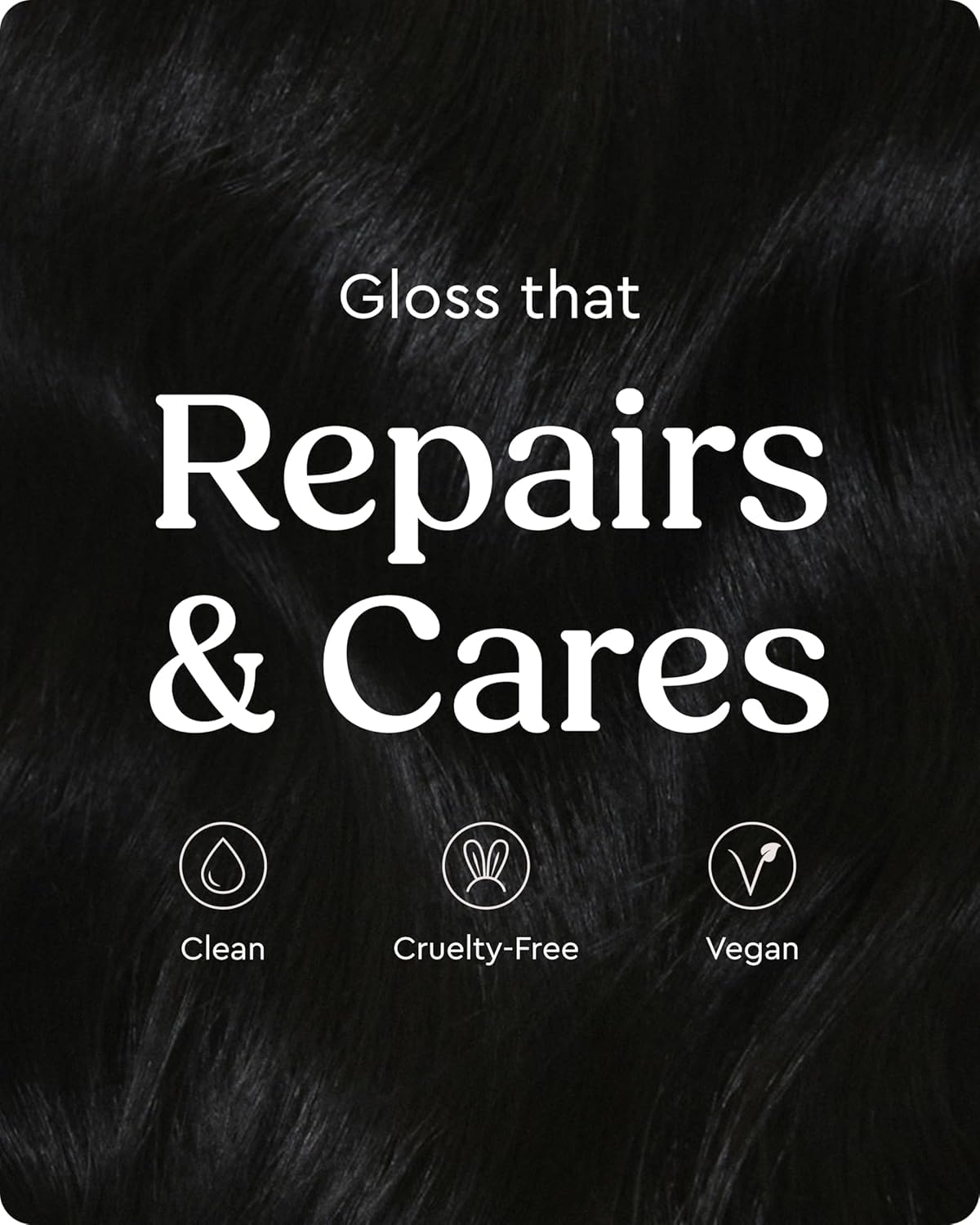 Glaze Supergloss Sheer Glow Clear Hair Gloss Mini – Smooths, Lightweight, Adds Mirror Shine & Improves the look of Damaged Hair – Travel Size 1.7 oz - Maple Wellness Supplements