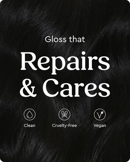 Glaze Supergloss Sheer Glow Clear Hair Gloss Mini – Smooths, Lightweight, Adds Mirror Shine & Improves the look of Damaged Hair – Travel Size 1.7 oz - Maple Wellness Supplements