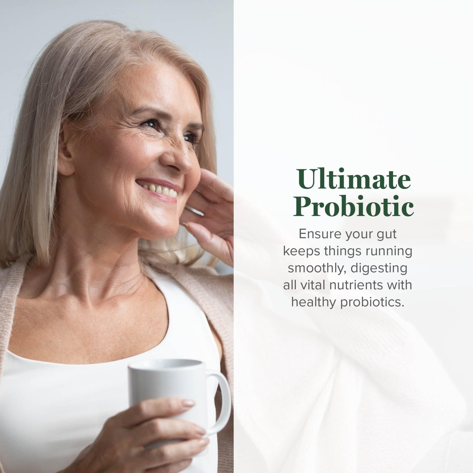 Global Healing Ultimate Probiotic Blend Supplement with Prebiotics and Probiotics for Digestive Health, Digestive Tract, & Immune System, Gut Health for Men & Women, - Maple Wellness Supplements