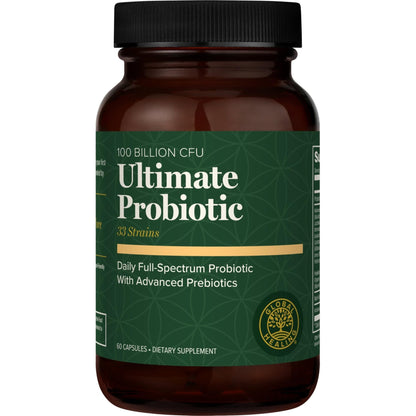 Global Healing Ultimate Probiotic Blend Supplement with Prebiotics and Probiotics for Digestive Health, Digestive Tract, & Immune System, Gut Health for Men & Women, - Maple Wellness Supplements