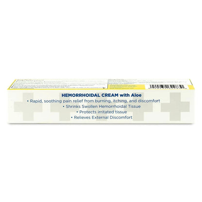 Globe (3 Pack) Hemorrhoid Cream, Relief with Aloe, (1.8 Ounce Tube) Relief from Hemorrhoids, Piles, Itching, Burning, Discomfort, & More - Maple Wellness Supplements