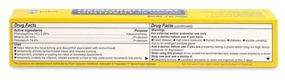 Globe Hemorrhoidal Ointment, Phenylephrine HCl, Petrolatum, Mineral Oil, Relief from Burning, Itching and Discomfort of Hemorrhoids, 2 Ounces (4 Pack) - Maple Wellness Supplements