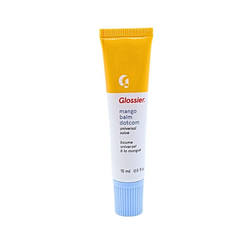 Glossier Balm Dotcom Lip Balm and Skin Salve - Mango - Sheer Peach Rose - Maple Wellness Supplements