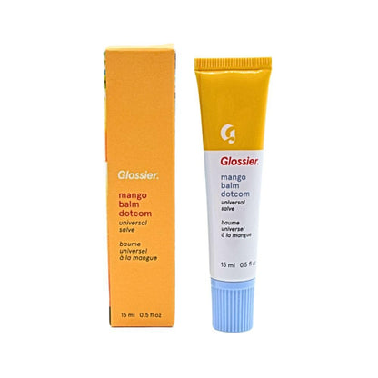 Glossier Balm Dotcom Lip Balm and Skin Salve - Mango - Sheer Peach Rose - Maple Wellness Supplements