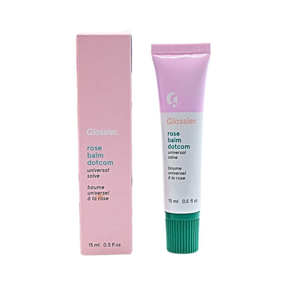 Glossier Balm Dotcom Lip Balm and Skin Salve - Rose - Sheer Pink Tint - Maple Wellness Supplements