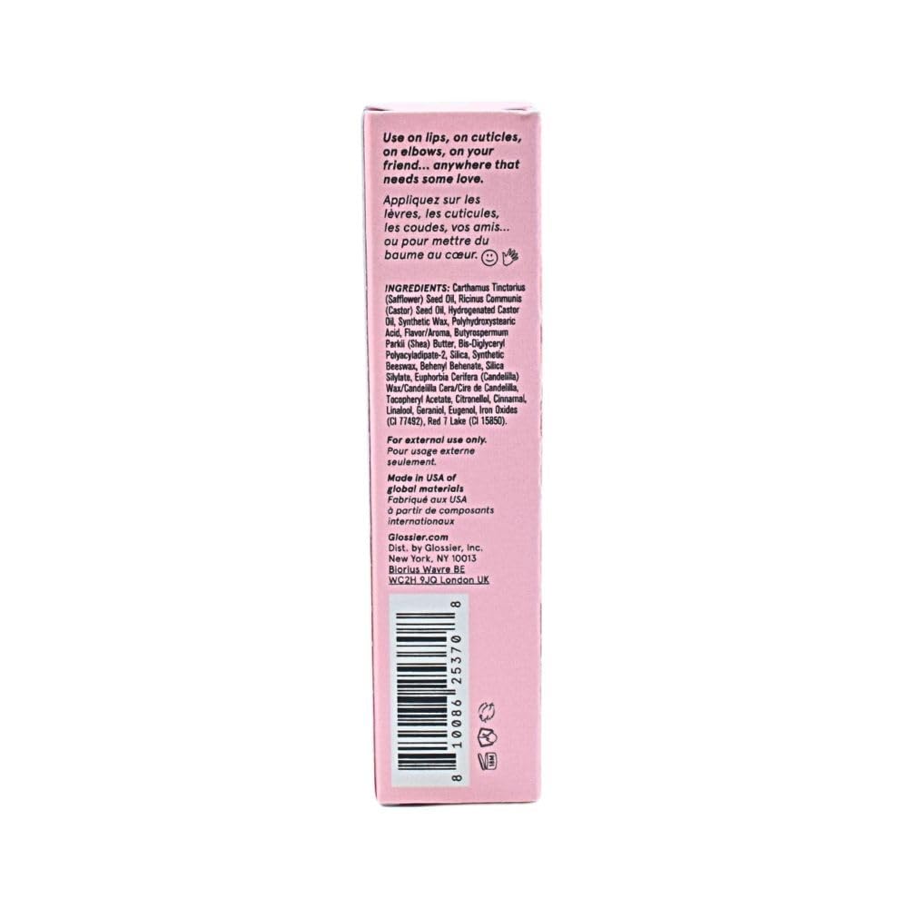 Glossier Balm Dotcom Lip Balm and Skin Salve - Rose - Sheer Pink Tint - Maple Wellness Supplements