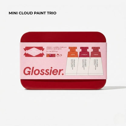 Glossier Mini Cloud Paint Blush Trio Holiday Gift Set: Crimson, Glisten & Afterglow - Maple Wellness Supplements