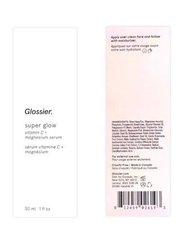 Glossier Super Glow Vitamin C face serum 1oz Full Size - Maple Wellness Supplements