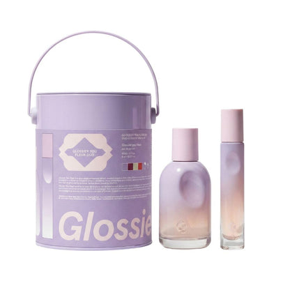 Glossier You Fleur Duo Perfume Gift Set: Fresh Floral Eau de Parfum with Ylang-Ylang, Apricot Skin & Ambrox Notes - Maple Wellness Supplements