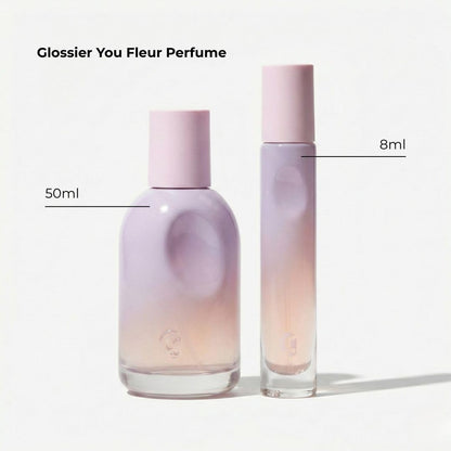 Glossier You Fleur Duo Perfume Gift Set: Fresh Floral Eau de Parfum with Ylang-Ylang, Apricot Skin & Ambrox Notes - Maple Wellness Supplements