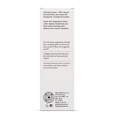 Glow by Hormone University - Magnesium Lotion with Collagen - Magnesium Cream - Bedtime Routine Sleep Lotion - The Highest Concentration of Genuine Zechstein Magnesium Chloride (Pack of 1) - Maple Wellness Supplements