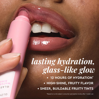 Glow Recipe Glass Balm Lip Treatment - 12Hr Hydrating Lip Balm & Moisturizer with Hyaluronic Acid to Smooth - Maple Wellness Supplements
