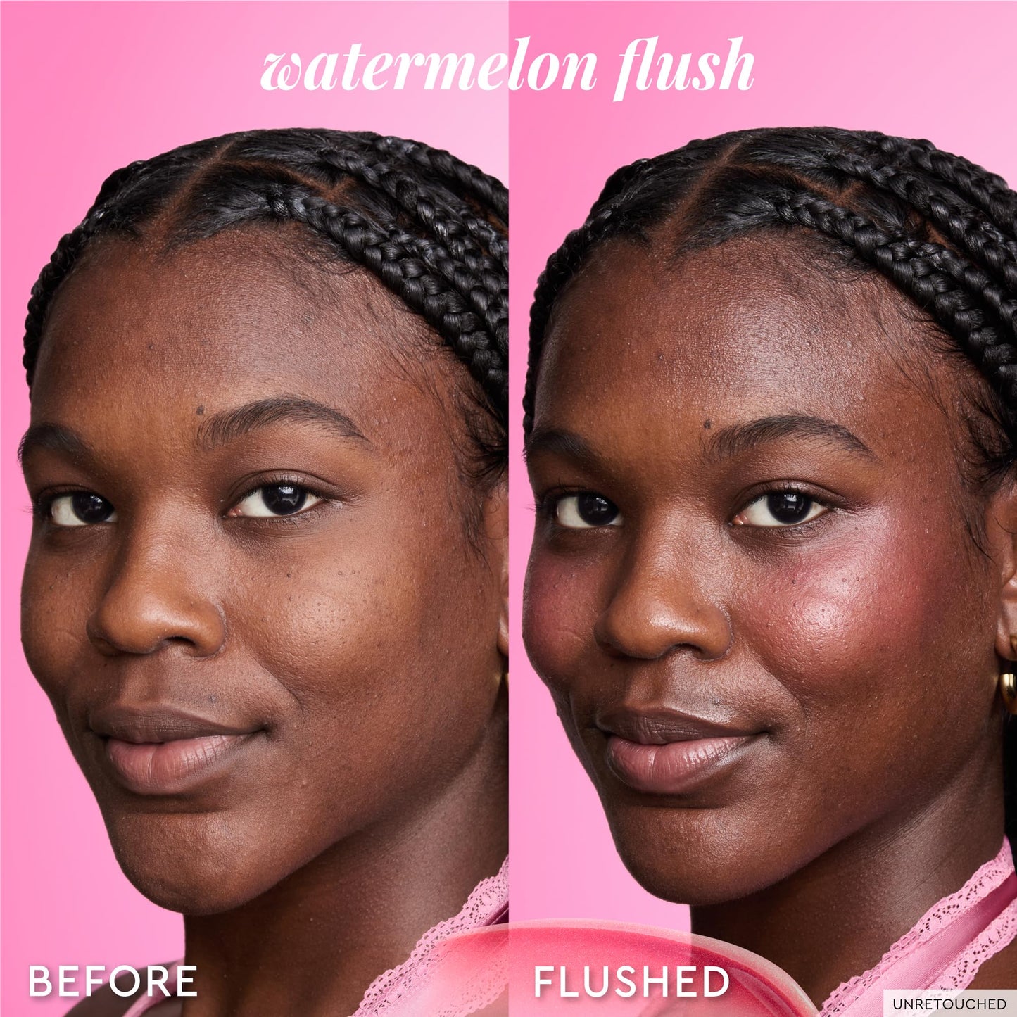 Glow Recipe Niacinamide Dewy Flush Tinted Liquid Blush Serum - Glowy Blush for Cheeks to Smooth, Hydrate & Brighten - Liquid Korean Makeup with Buildable Soft Pink Tint - Watermelon Flush (0.4 oz) - Maple Wellness Supplements