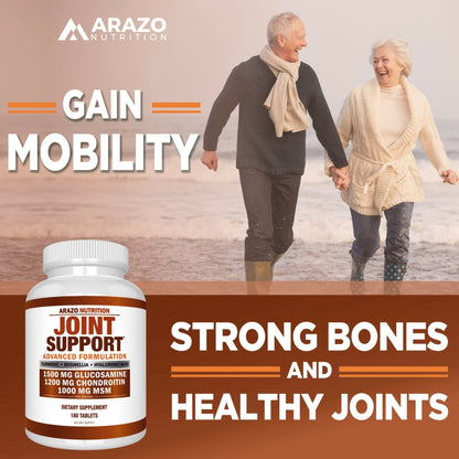 Glucosamine Chondroitin Turmeric Msm Boswellia - Joint Support Supplement for Relief - Maple Wellness Supplements