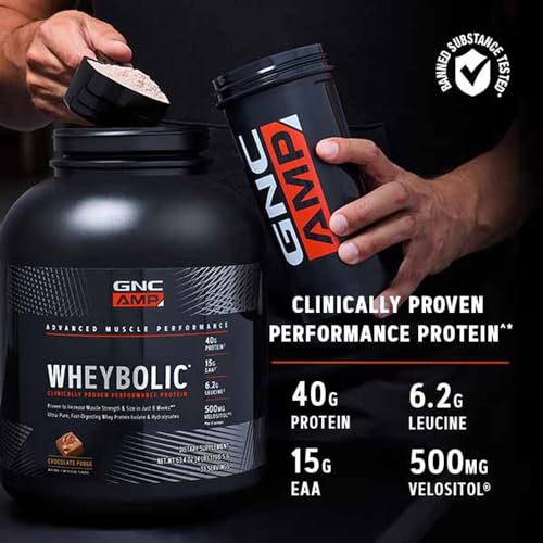 GNC AMP Wheybolic | Targeted Muscle Building and Workout Support Formula | Pure Whey - Maple Wellness Supplements