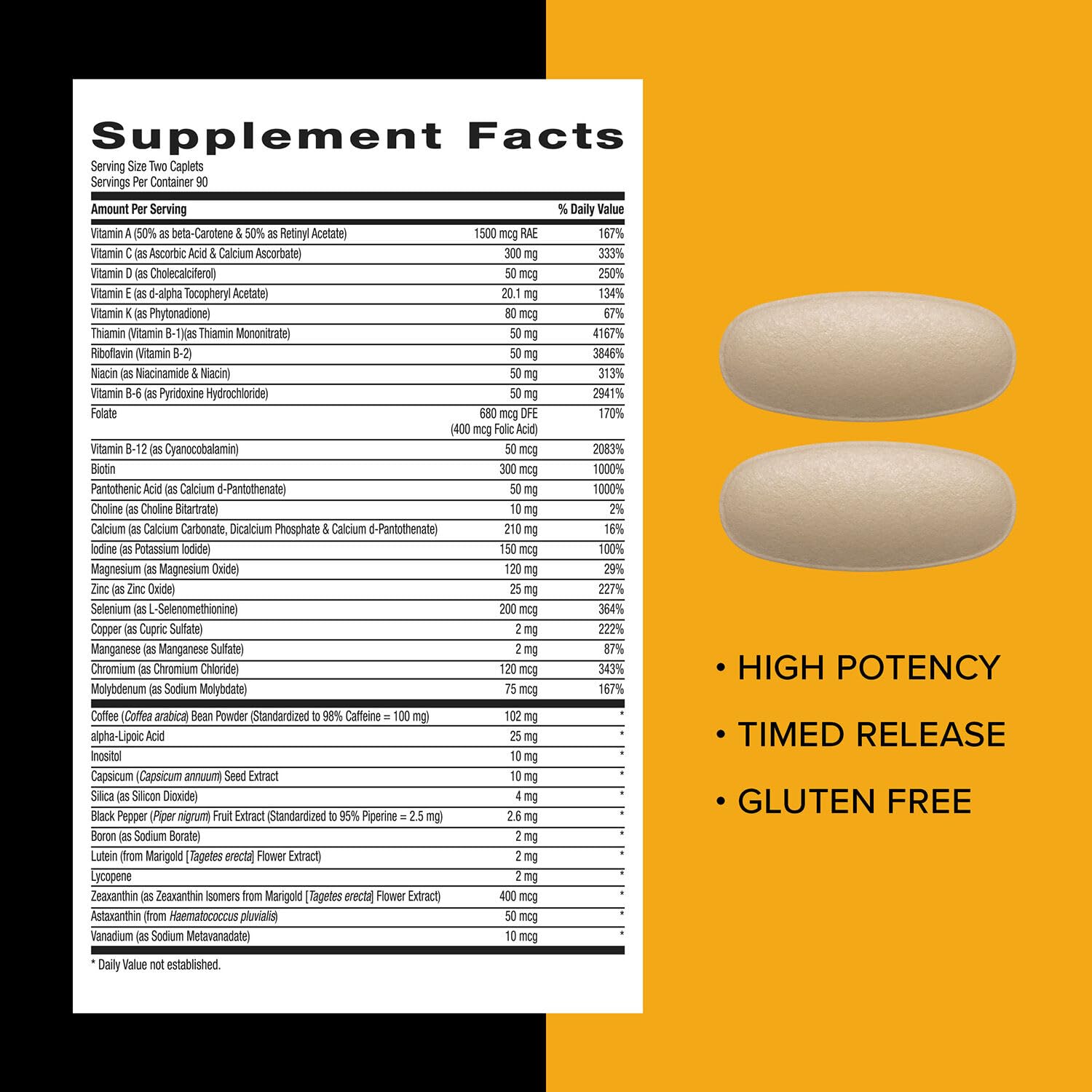 GNC Mega Men Energy & Metabolism Multivitamin | Antioxidants and Increased Calorie Burning | 180 Count - Maple Wellness Supplements