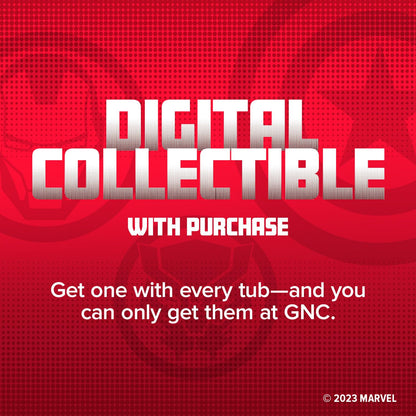 GNC Pro Performance 100% Whey - Marvel: Royal Caramel Cookie - 25 Servings - Maple Wellness Supplements