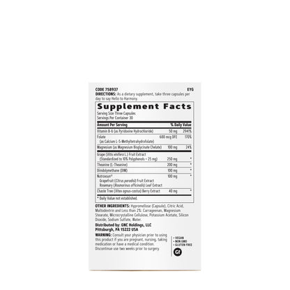 GNC Women's Hello Harmony | Clinically Proven Hormonal Support for Women | Supports Mood, Skin, and Stress Management | Vegan and Gluten Free | 90 Count - Maple Wellness Supplements