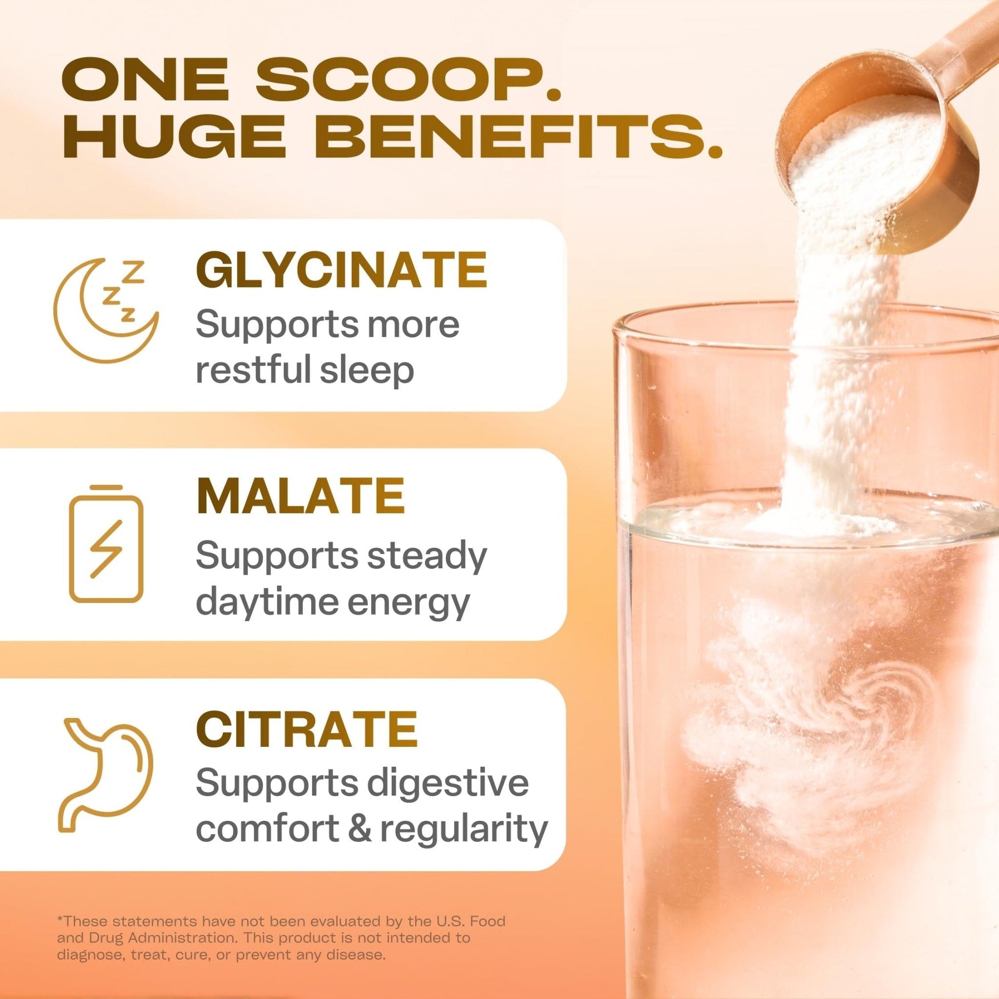 GoBiotix Magnesium Glycinate Powder – Cortisol Supplements for Women and Men – High Absorption Magnesium Complex Calm Supplement with Citrate, Malate – Sugar Free – 420 mg, 60 Servings - Honey Citrus - Maple Wellness Supplements