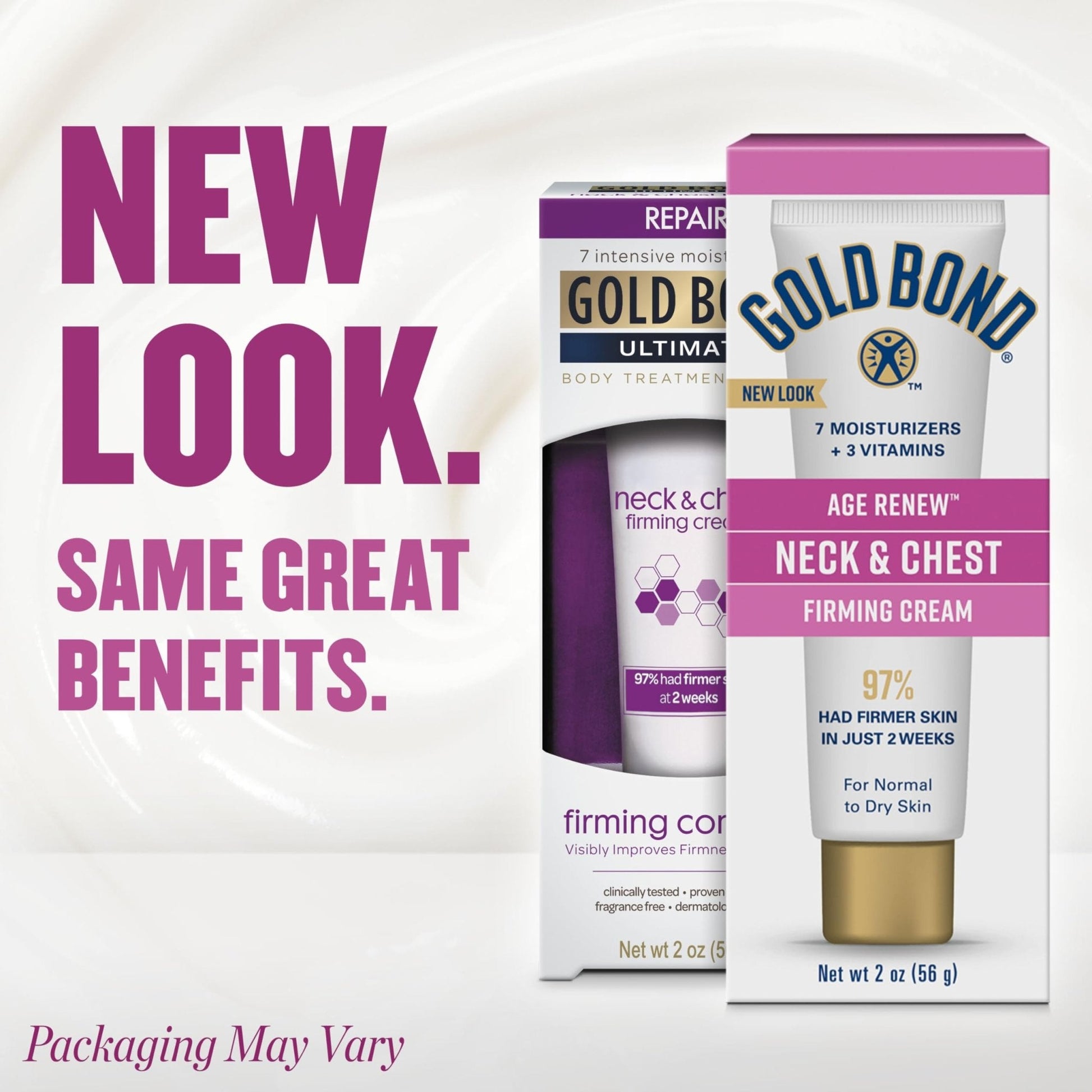 Gold Bond Age Renew Neck & Chest Firming Age Renew Cream, 2 oz., Clinically Tested Skin Firming Cream - Maple Wellness Supplements