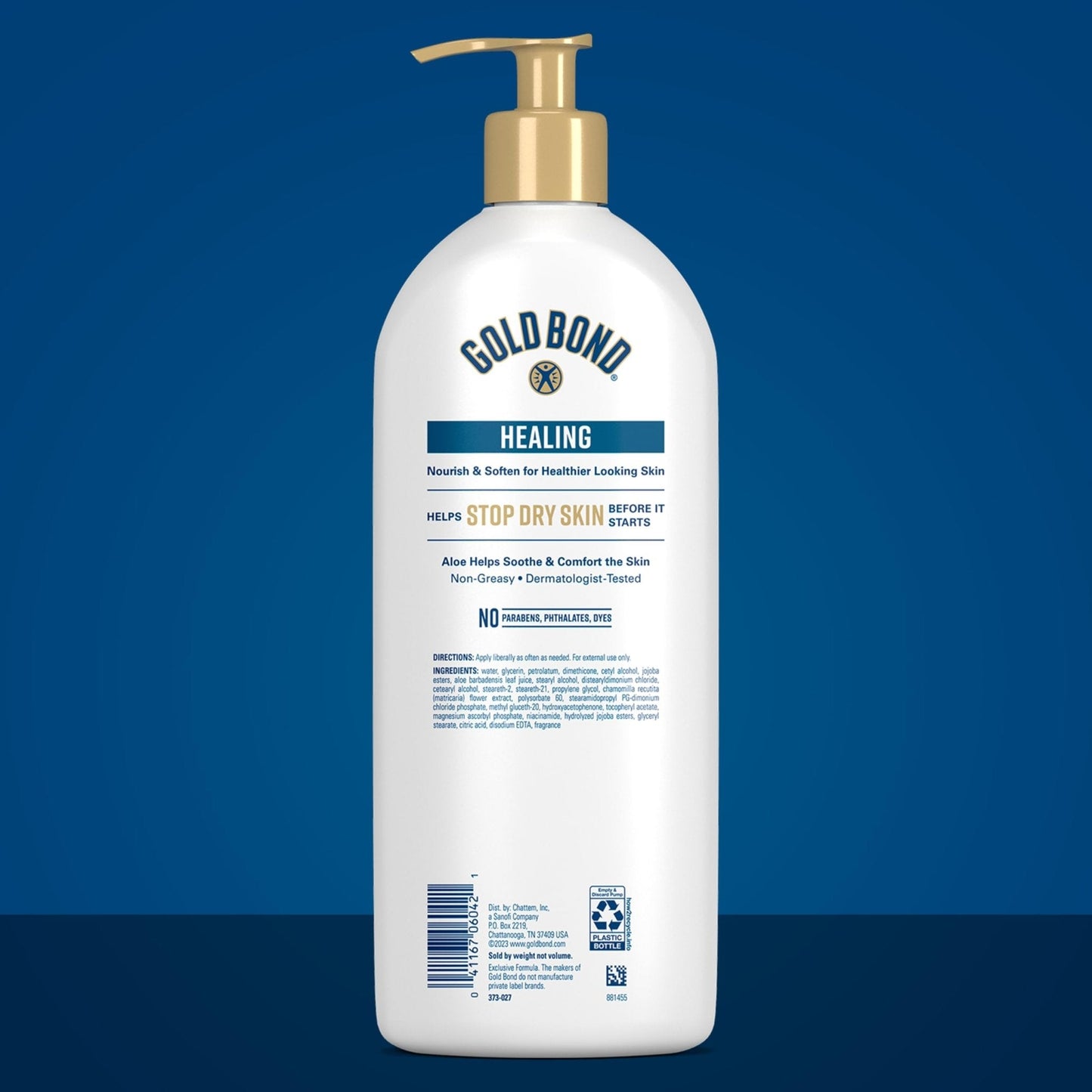 Gold Bond Healing Hydrating Lotion With Aloe Moisturizes, Heals & Smooths Dry Skin, Delivers Immediate 24-Hour Hydration, Value Size, 24 oz. - Maple Wellness Supplements