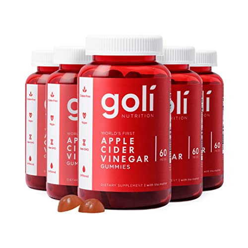 Goli Nutritional Supplement, Apple Cider Vinegar Gummy Vitamins - 300 Count - Vitamins B - Maple Wellness Supplements