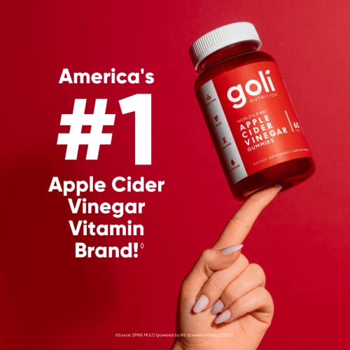 Goli Nutritional Supplement, Apple Cider Vinegar Gummy Vitamins - 300 Count - Vitamins B - Maple Wellness Supplements
