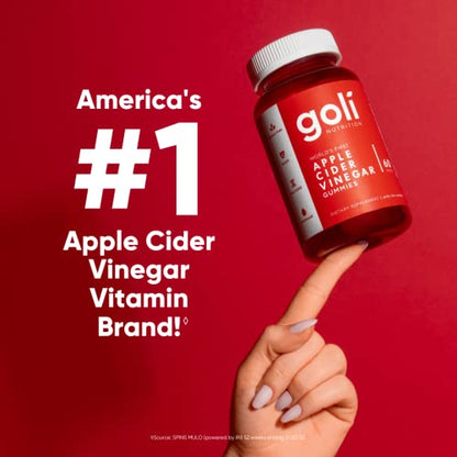 Goli Nutritional Supplement, Apple Cider Vinegar Gummy Vitamins - 300 Count - Vitamins B - Maple Wellness Supplements