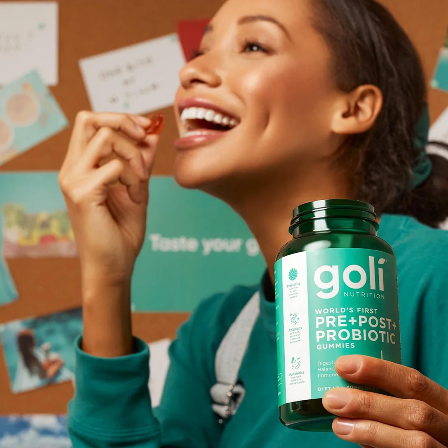 Goli Pre Pro Postbiotic Gummies - Worlds First 3-in-1 Formula with DE111 Probiotics, XOS Prebiotics, MCC1849 Postbiotics - Vegan, Non-GMO, - Maple Wellness Supplements