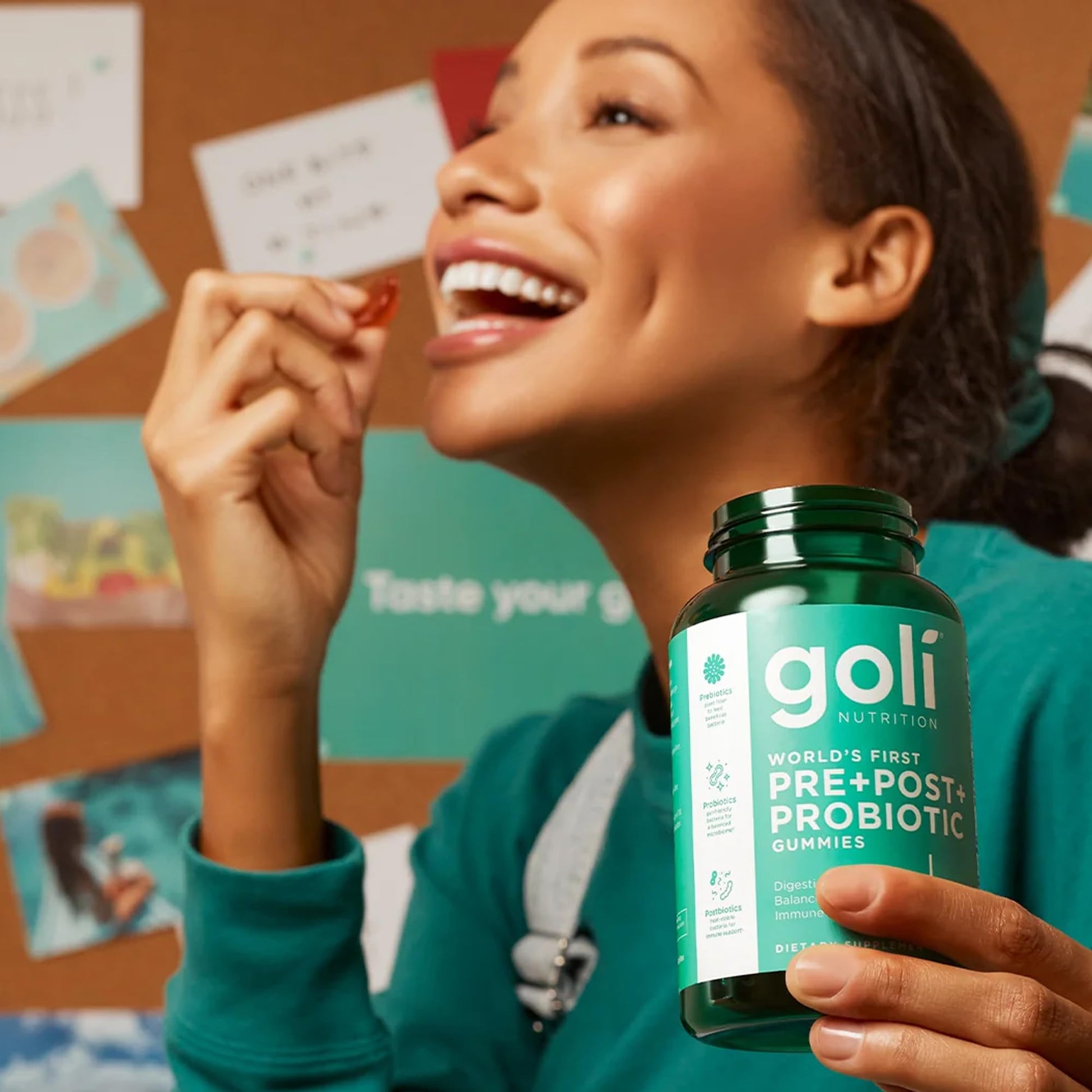 Goli Pre Pro Postbiotic Gummies - Worlds First 3-in-1 Formula with DE111 Probiotics, XOS Prebiotics, MCC1849 Postbiotics - Vegan, Non-GMO, Gluten-Free - Maple Wellness Supplements